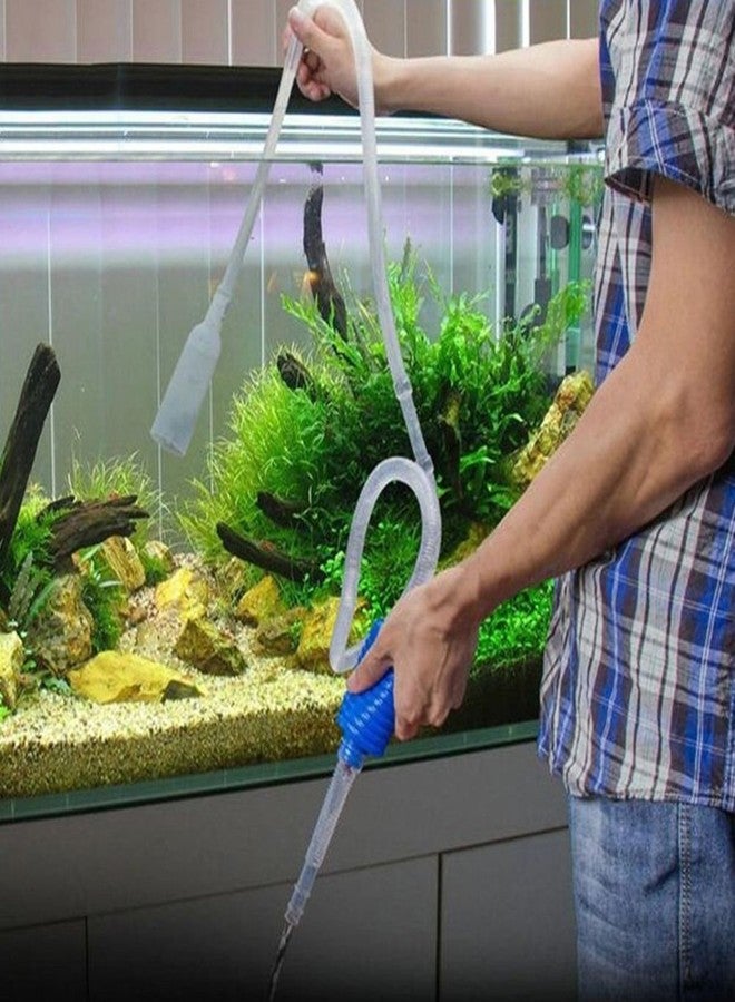 TRADESK Anky Siphon Pipe Aquarium Gravel Cleaning Tools for Fish Tank Water | Water Changer Tool | Siphon Vacuum for Water Changing/Draining - Image 2